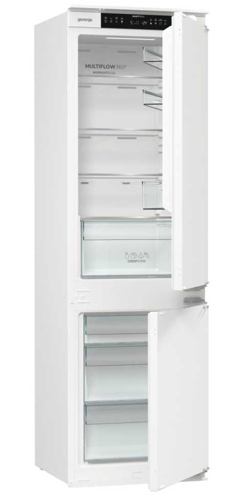 Встраиваемый двухкамерный холодильник Gorenje NRKI517141