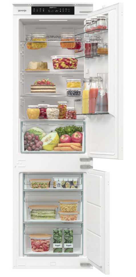 Встраиваемый двухкамерный холодильник Gorenje NRKI517141