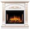 Камин Firelight Barocco 25, шпон белый дуб с золотой патиной (НС-1294119)