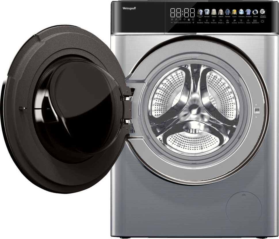 Стиральная машина с сушкой Weissgauff WMD 58411 Direct Drive Inverter Premium Steam Steel