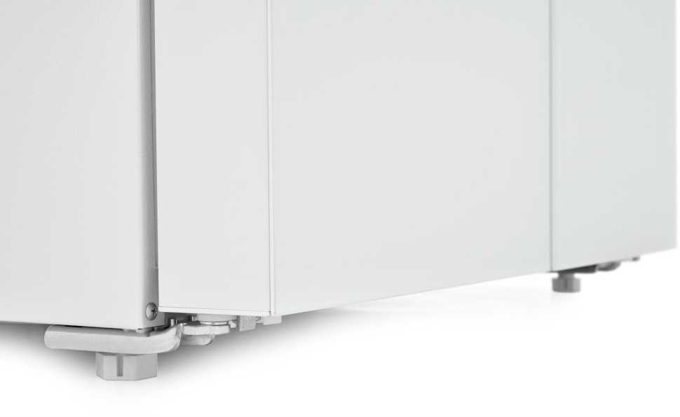 Многокамерный холодильник Zugel ZRCD430W, белое стекло