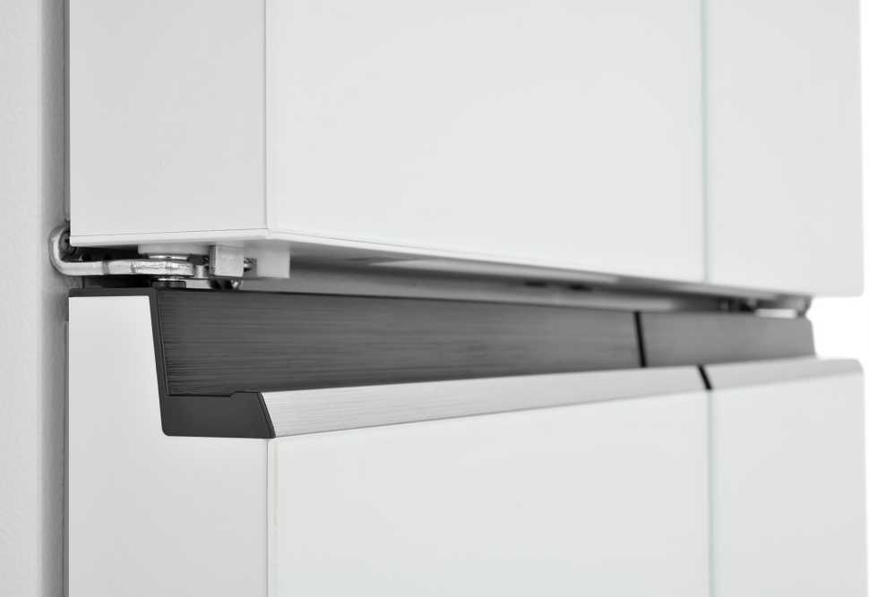 Многокамерный холодильник Zugel ZRCD430W, белое стекло