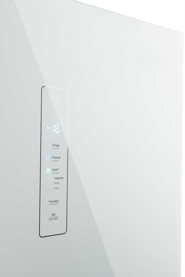 Многокамерный холодильник Zugel ZRCD430W, белое стекло
