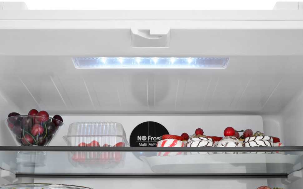 Многокамерный холодильник Zugel ZRCD430W, белое стекло