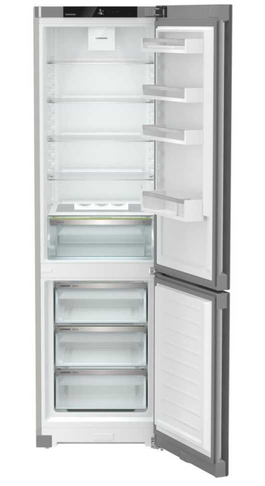Двухкамерный холодильник Liebherr CNsff 5703-22 001 NoFrost серебристый