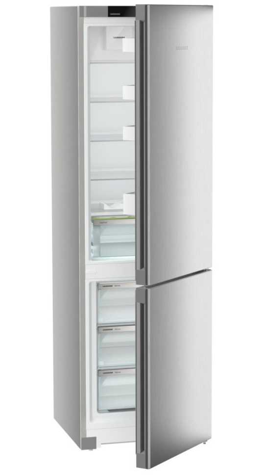 Двухкамерный холодильник Liebherr CNsff 5703-22 001 NoFrost серебристый