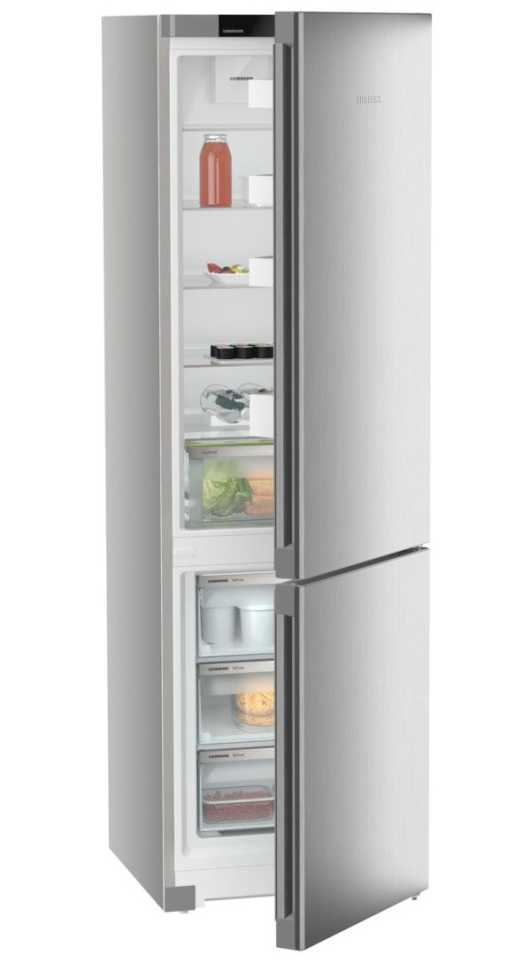 Двухкамерный холодильник Liebherr CNsff 5703-22 001 NoFrost серебристый