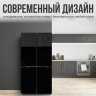 Многокамерный холодильник Tesler RCD-545I BLACK GLASS