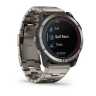 Умные часы Garmin Quatix 7X Sapphire Solar титановый с серебристым титановым браслетом