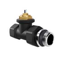 Набор термостатический прямой Royal Thermo Design 1/2&quot;М30х1,5 (Черный)