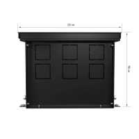 Конвектор внутрипольный Royal Thermo ATRIUM-190/250/2800-DG-U-BL