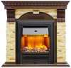 Камин Dimplex Dublin арочный сланец с очагом Brookline Black (темный дуб) 1164879157