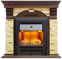 Камин Dimplex Dublin арочный сланец с очагом Brookline Black (темный дуб) 1164879157