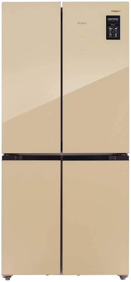 Многокамерный холодильник Tesler RCD-482I BEIGE GLASS