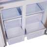 Многокамерный холодильник Tesler RCD-482I BEIGE GLASS
