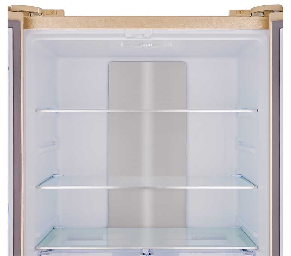 Многокамерный холодильник Tesler RCD-482I BEIGE GLASS