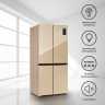 Многокамерный холодильник Tesler RCD-482I BEIGE GLASS