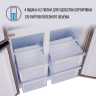 Многокамерный холодильник Tesler RCD-482I BEIGE GLASS