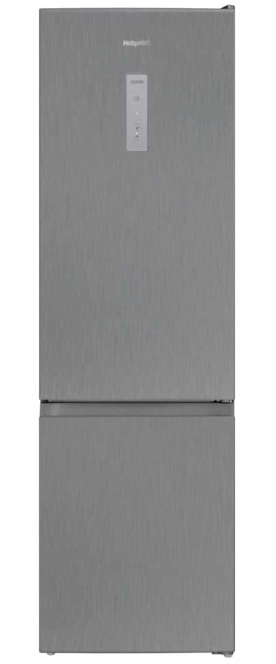 Двухкамерный холодильник Hotpoint HT 6200 MX нержавеющая сталь