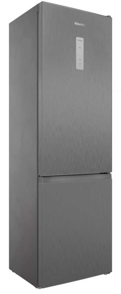 Двухкамерный холодильник Hotpoint HT 6200 MX нержавеющая сталь