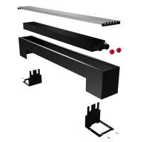 Конвектор напольный Royal Thermo STEP-180/180/1300-3-N-SS-LG-NA