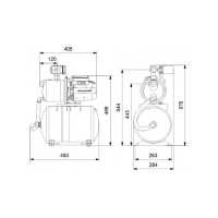 Установка насосная самовсасывающая Grundfos JP 4-47 PT-H