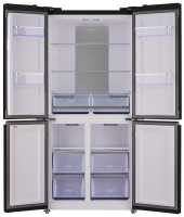 Многокамерный холодильник Tesler RCD-482I BLACK GLASS