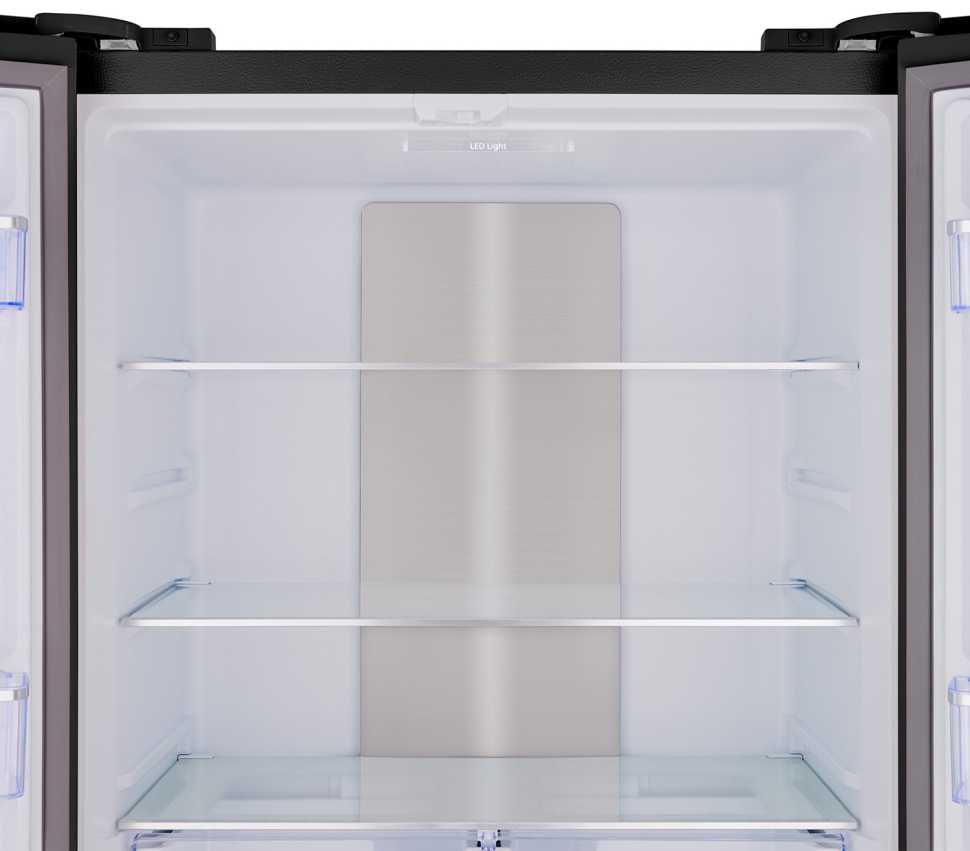 Многокамерный холодильник Tesler RCD-482I BLACK GLASS