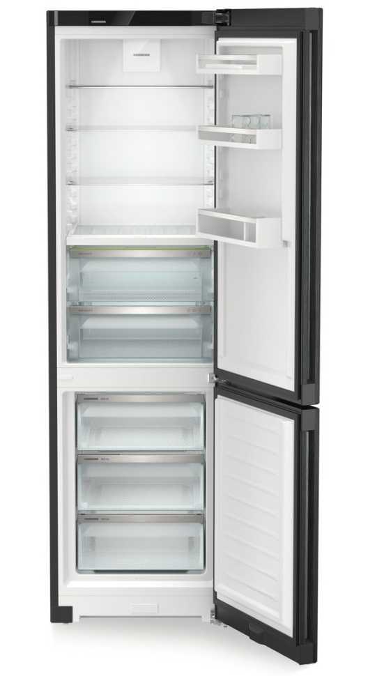 Двухкамерный холодильник Liebherr CBNbdc 573i-22 001 BioFresh NoFrost черный