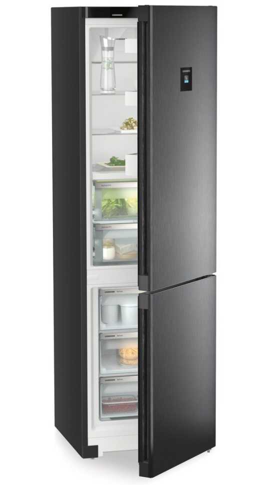 Двухкамерный холодильник Liebherr CBNbdc 573i-22 001 BioFresh NoFrost черный