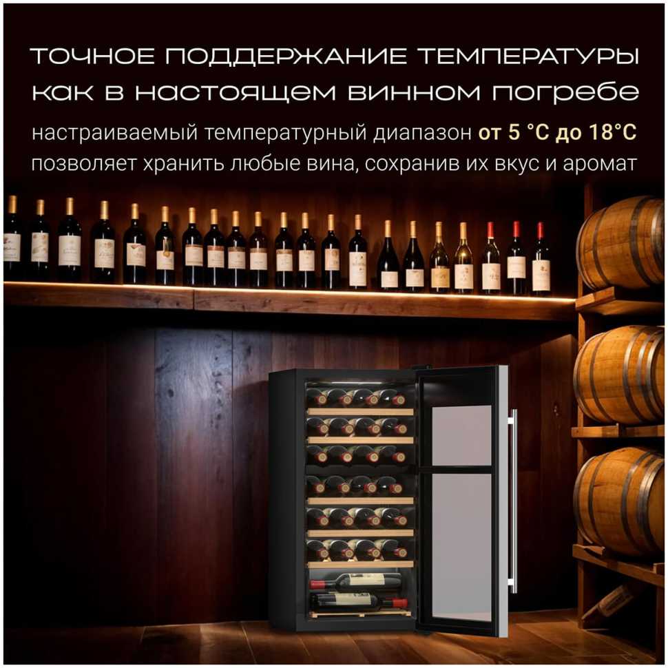 Винный шкаф Tesler CWC-300