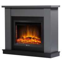 Каминокомплект Firelight: Очаг EFP/P-2520LS N, портал Canto 25 графит