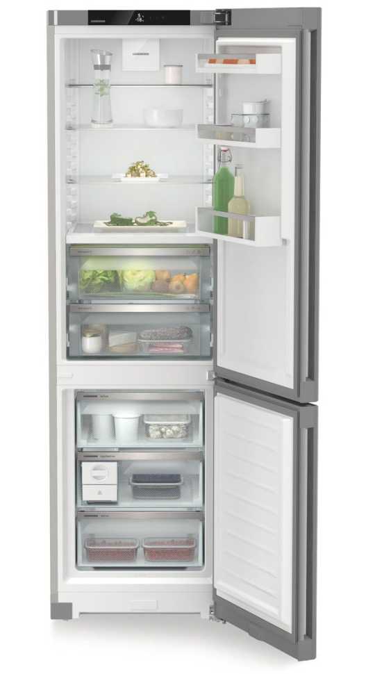 Двухкамерный холодильник Liebherr CBNsfc 572i-22 001 BioFresh NoFrost серебристый
