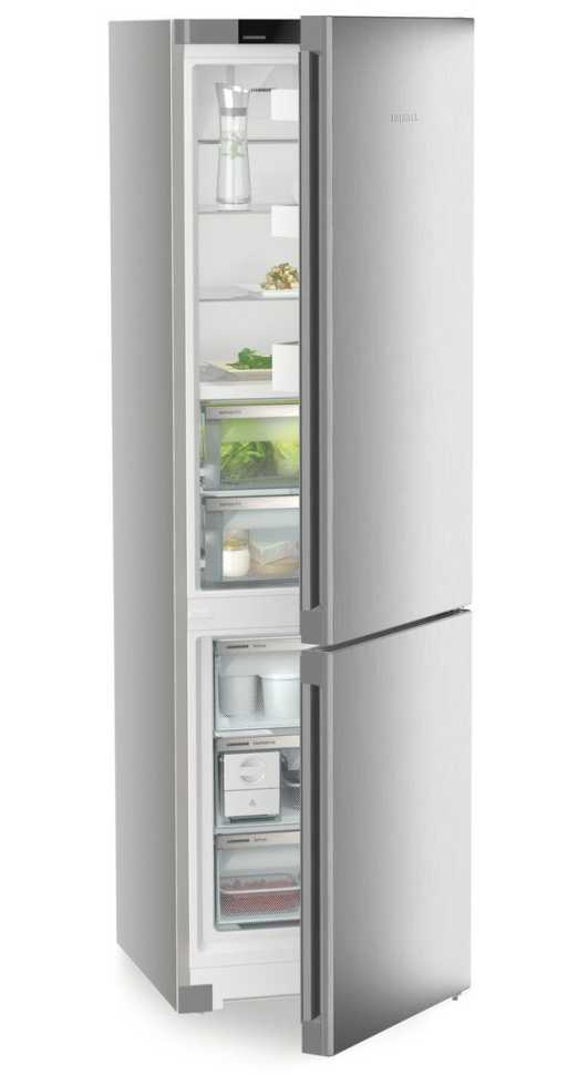 Двухкамерный холодильник Liebherr CBNsfc 572i-22 001 BioFresh NoFrost серебристый