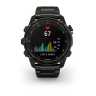 Умные часы Garmin Descent MK3i - 51 мм карбоново-серые DLC титановые с DLC титановым ремешком
