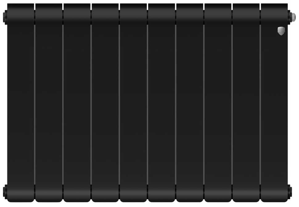 Водяной радиатор отопления Royal Thermo Infinity 500 Noir Sable, 10 секций
