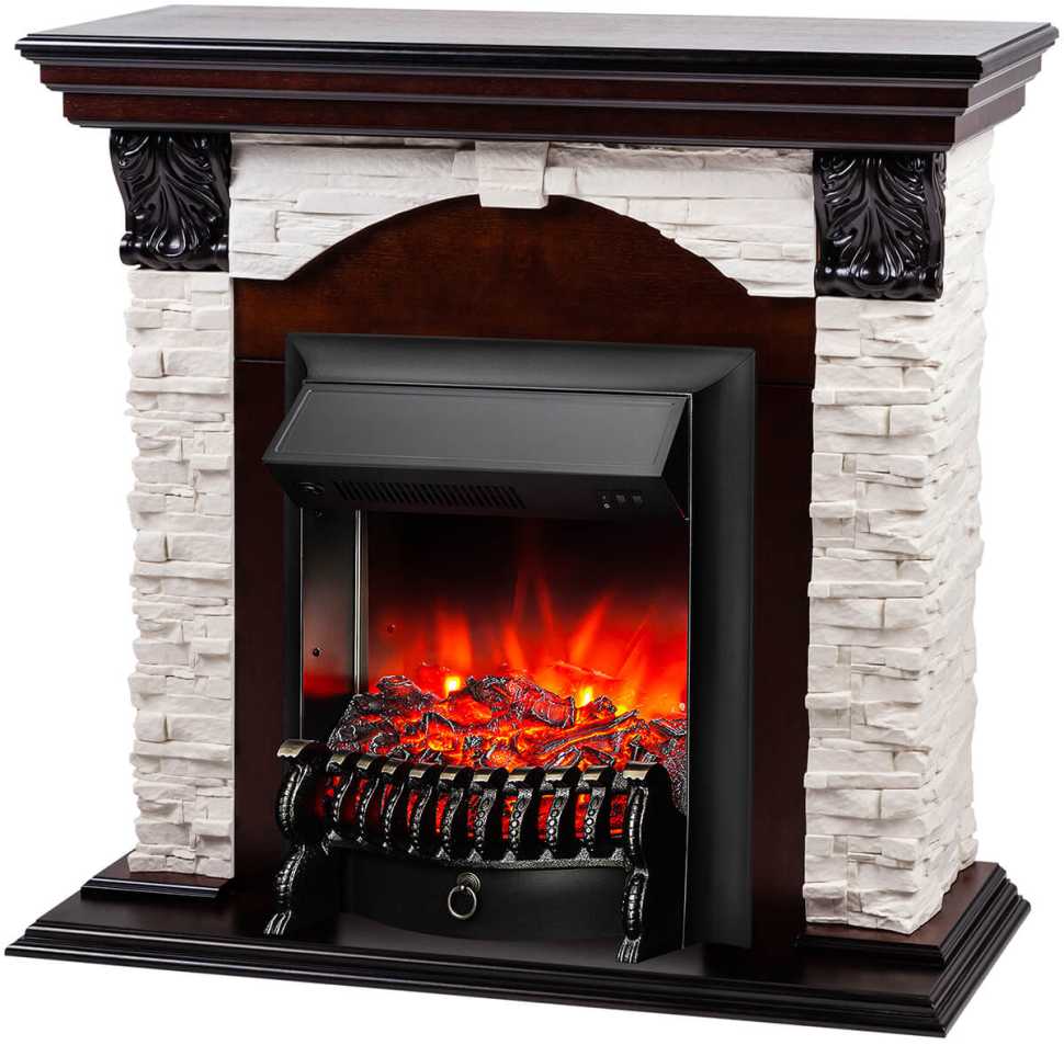Камин Realflame DUBLIN LUX STD/EUG DN и Fobus BL