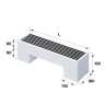 Конвектор напольный Royal Thermo STEP-80/180/600-1-N-WT-LG-NA