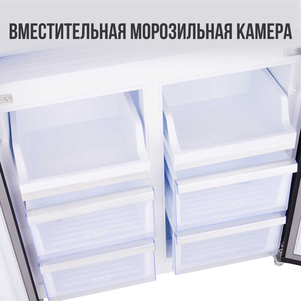 Многокамерный холодильник Tesler RCD-545I GRAPHITE