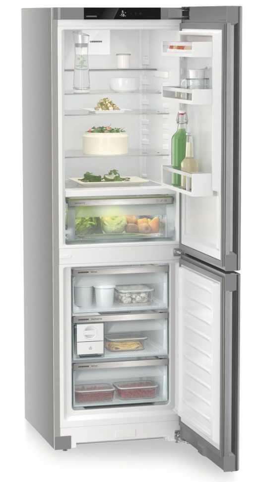 Двухкамерный холодильник Liebherr CBNsfc 5223-22 001 BioFresh NoFrost серебристый