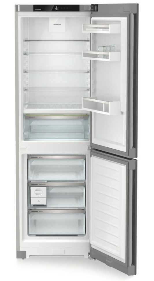 Двухкамерный холодильник Liebherr CBNsfc 5223-22 001 BioFresh NoFrost серебристый
