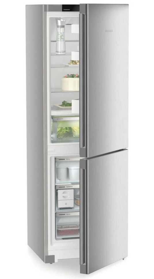 Двухкамерный холодильник Liebherr CBNsfc 5223-22 001 BioFresh NoFrost серебристый