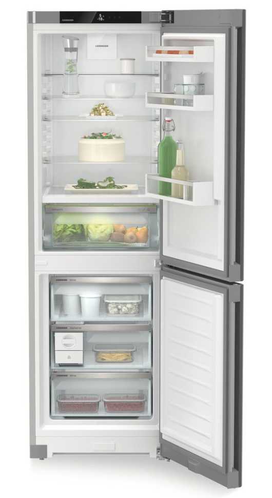Двухкамерный холодильник Liebherr CBNsfc 5223-22 001 BioFresh NoFrost серебристый
