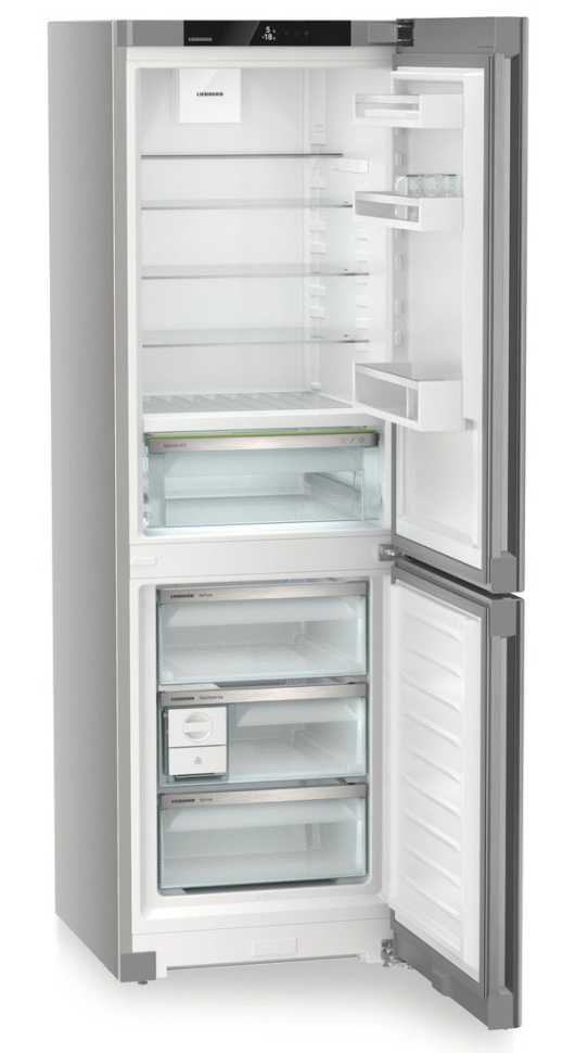 Двухкамерный холодильник Liebherr CBNsfc 5223-22 001 BioFresh NoFrost серебристый