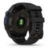 Умные часы Garmin Descent MK3i - 43 мм Титан Carbon Grey DLC с черным силиконовым ремешком