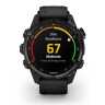 Умные часы Garmin Descent MK3i - 43 мм Титан Carbon Grey DLC с черным силиконовым ремешком