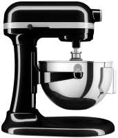 Миксер KitchenAid Heavy Duty 5KSM55SXXEOB (подъемная чаша, 5.2л., черный)