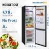 Двухкамерный холодильник NordFrost RFC 390D NFGB