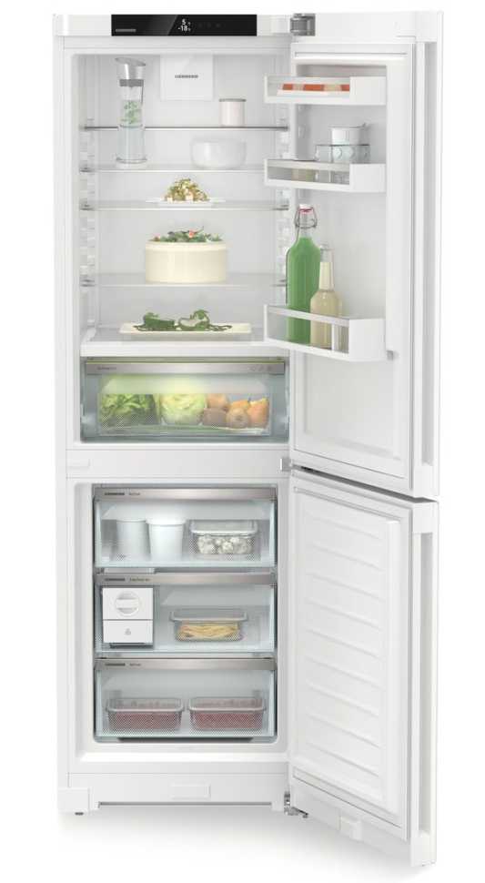 Двухкамерный холодильник Liebherr CBNc 5223-22 001 BioFresh NoFrost белый