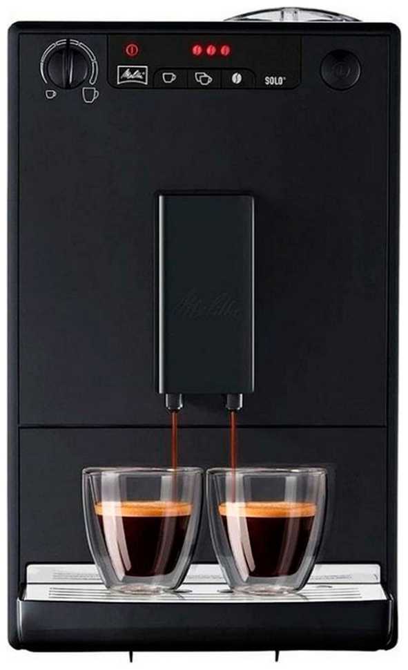 Кофемашина автоматическая Melitta Caffeo E 950-322 Solo 1400Вт черный